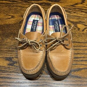 Sperry Men's Tan Leather Boat Shoes